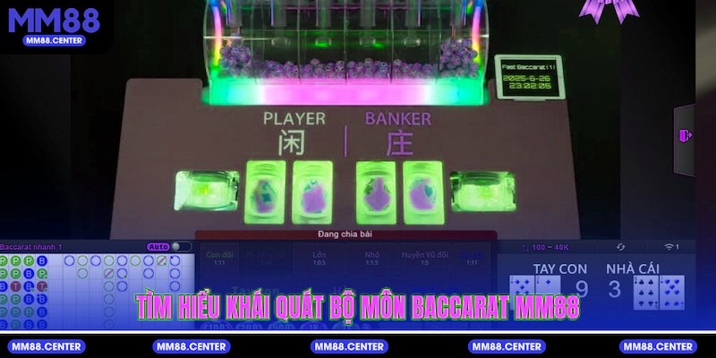 Tìm hiểu khái quát bộ môn Baccarat mvp999